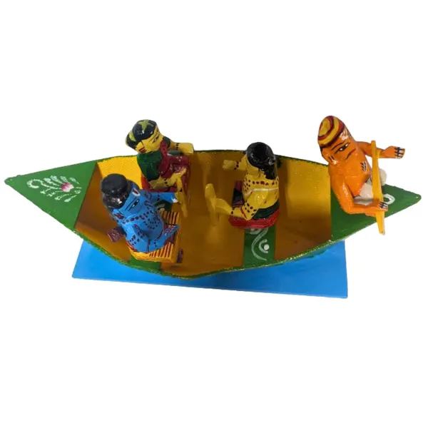Multicolour_Kondapalli_Wooden_Handcrafted_Rama_Boat_|_Hindu_Epic_Ramayana_Hand_Painted_Idol