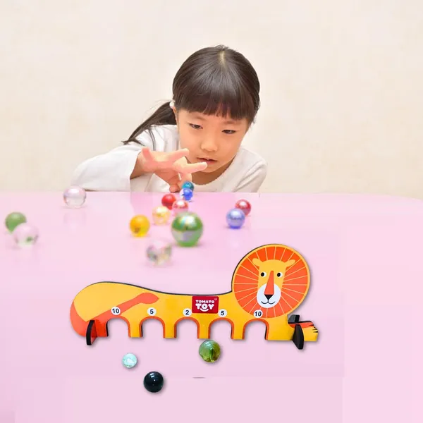Multicolour_Tomatotoy_Lion_Marble_Rolling_Floor_Game_|_Goli_Wooden_Target_Board_Games_|_Family_Fun_Toy_For_Kids_And_Adults