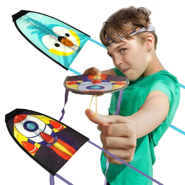 Multicolour_Tomatotoy_Mini_Finger_Launch_Kites_|_Easy_To_Fly_In_Low_Wind_|_Rubber_Band_Powered_Kite_|_Ripstop_Nylon_Slingshot_Kite_For_Kids_|_Indoor_&_Outdoor_Flying_Toys