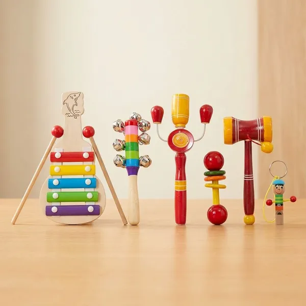 Multicolour_Baby_Rattle_Wooden_Musical_Toys__Set_Of_5
