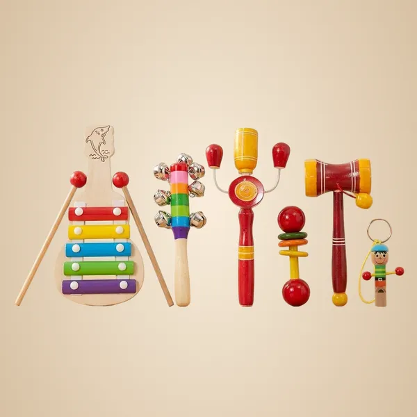 Multicolour_Baby_Rattle_Wooden_Musical_Toys__Set_Of_5