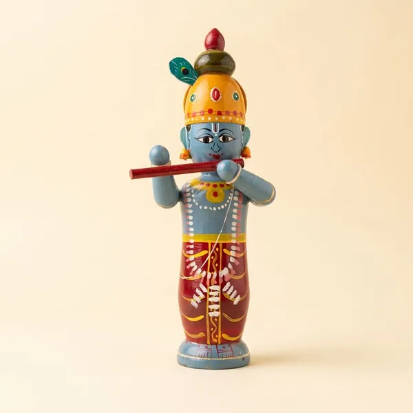 Multicolour_Wooden_Radha_Krishna