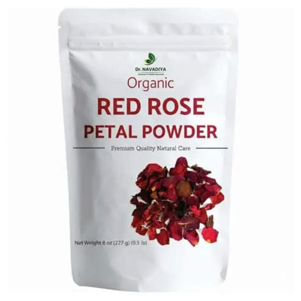 Rose_Petal_Powder_For_Face_Mask,_Tanning_And_Glowing_Skin_|_Pure_And_Natural_|_227_Gm_|_Pack_Of_2