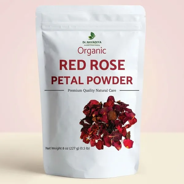 Rose_Petal_Powder_For_Face_Mask,_Tanning_And_Glowing_Skin_|_Pure_And_Natural_|_227_Gm_|_Pack_Of_2