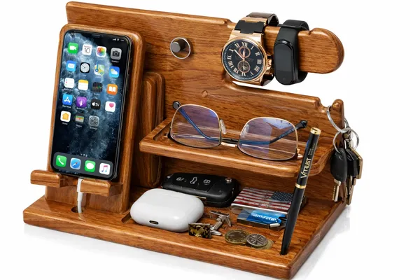 Craftsaura__Natural_Brown_Wooden_Desktop_Organizer_With_Phone_Stand_And_Multi_Compartment_Storage