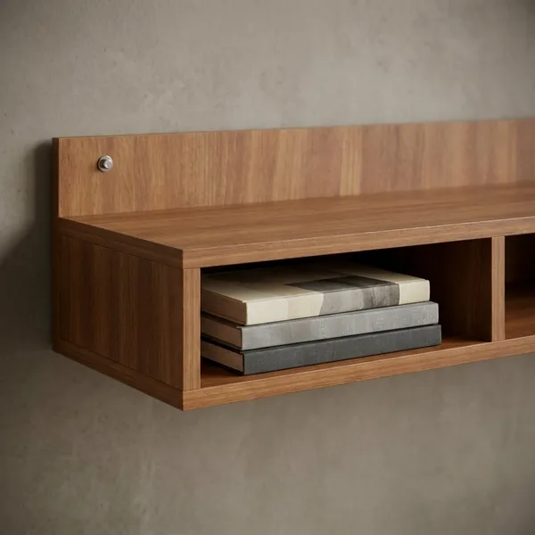 Natural_Brown_Wall_Mounted_Wooden_Display_Shelf_With_Storage_Compartments_And_Speakers