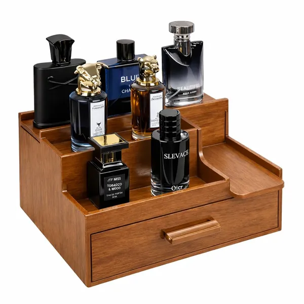 Craftsaura__Natural_Brown_Wooden_Valet_Tray_Organizer_With_Drawer