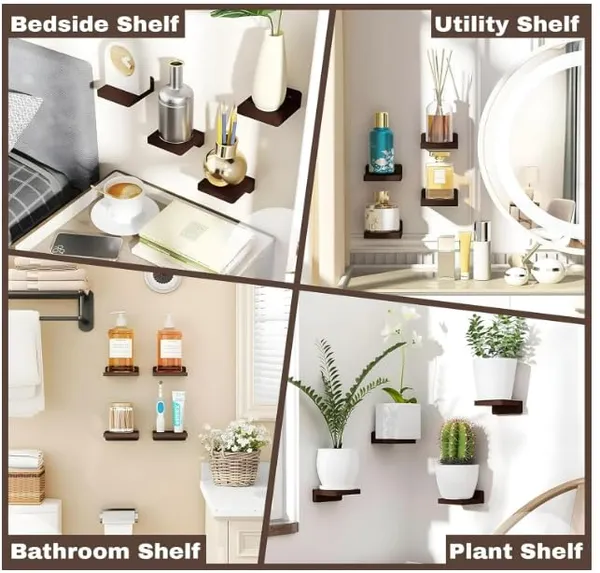 Craftsaura__Dark_Brown_Wooden_Wall_Mounted_Plant_Shelf