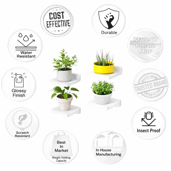 Craftsaura__Set_of_4_Wall_Mounted_Floating_Shelves_for_Plants,_Decor_&_Storage_(White_Finish)
