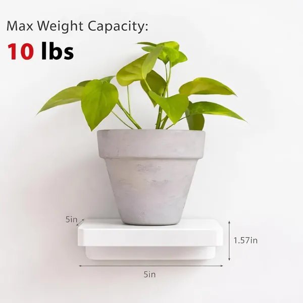 Craftsaura__Set_of_4_Wall_Mounted_Floating_Shelves_for_Plants,_Decor_&_Storage_(White_Finish)