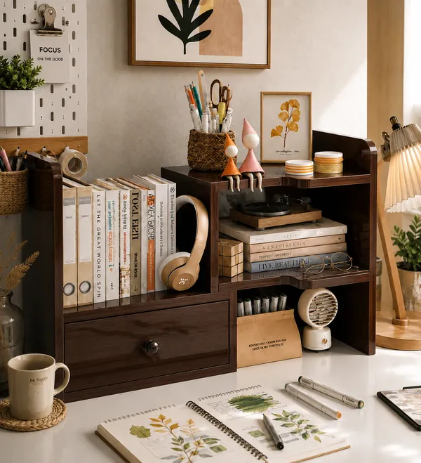 Craftsaura__Wooden_Desktop_Organizer_with_Drawer_|_Study_Table_Bookshelf_&_Multi-Storage_Desk_Organizer