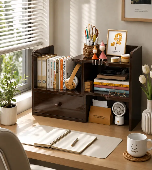 Craftsaura__Wooden_Desktop_Organizer_with_Drawer_|_Study_Table_Bookshelf_&_Multi-Storage_Desk_Organizer