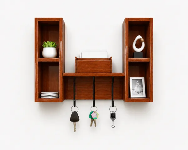 Wooden_Wall_Key_Holder_Organizer_Shelf_|_Floating_Entryway_Shelf_with_Hooks_&_Storage