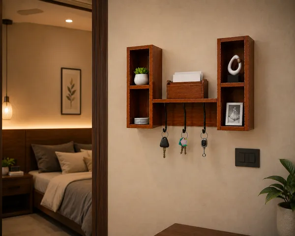 Wooden_Wall_Key_Holder_Organizer_Shelf_|_Floating_Entryway_Shelf_with_Hooks_&_Storage