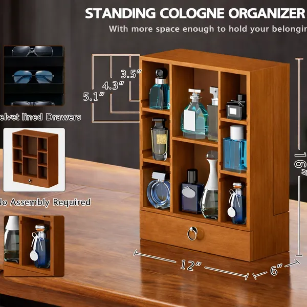 Craftsaura__Natural_Brown_Wooden_Organizer_Cabinet_With_Drawers_And_Compartments_For_Perfumes,_Sunglasses_And_Accessories