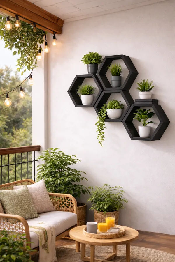 Craftsaura__Wooden_Hexagon_Wall_Shelves_(Set_of_4)_|_Honeycomb_Floating_Wall_Planter_&_Décor_Shelves