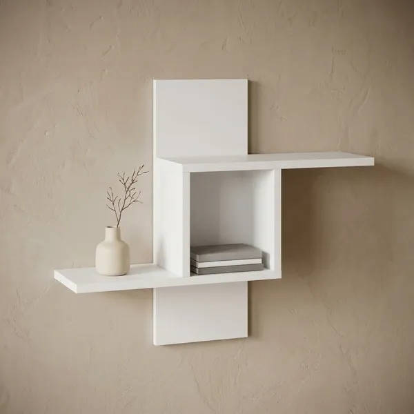 Modern_White_Floating_Wall_Shelf_|_Multi_Level_Display_Organizer