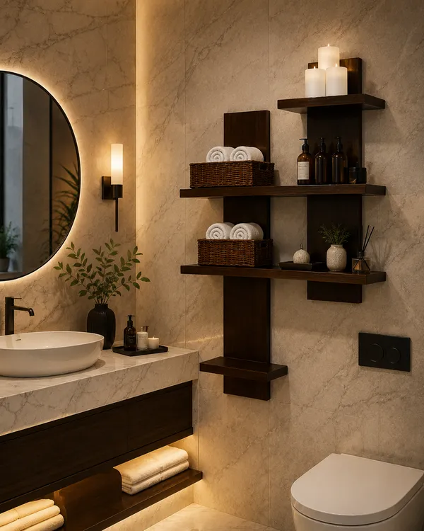 Craftsaura__Natural_Brown_Intersecting_Wooden_Wall_Shelf