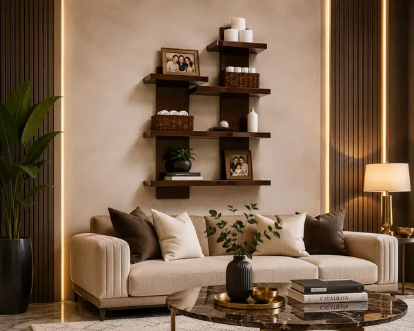 Craftsaura__Natural_Brown_Intersecting_Wooden_Wall_Shelf