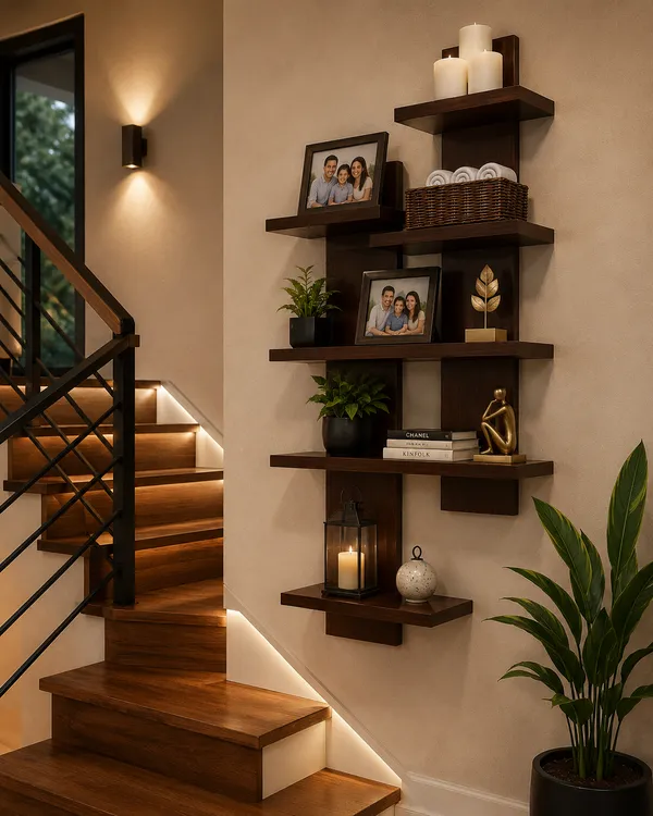 Craftsaura__Natural_Brown_Intersecting_Wooden_Wall_Shelf