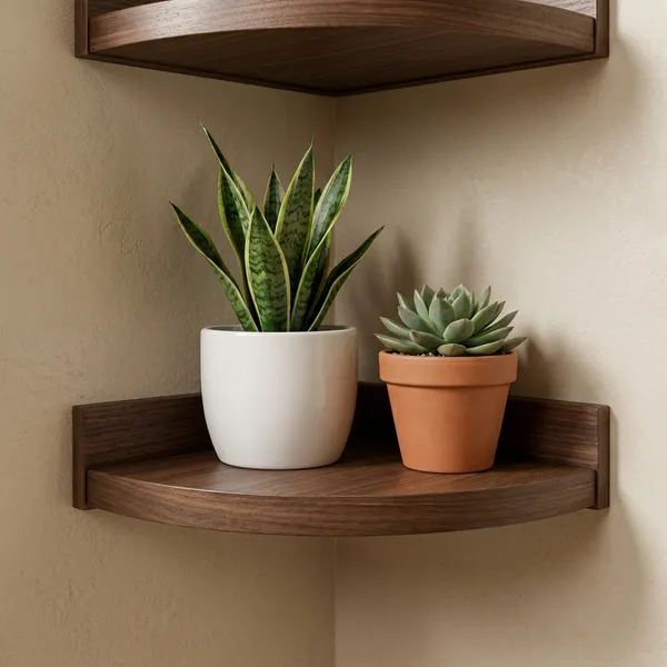 Craftsaura__Natural_Brown_Wooden_Corner_Wall_Shelves_With_Planters_|_Set_Of_3