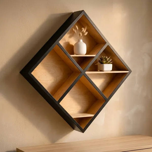 Craftsaura__Diamond_Shape_Wall_Mounted_Floating_Display_Shelf_for_Home_Decor_&_Storage
