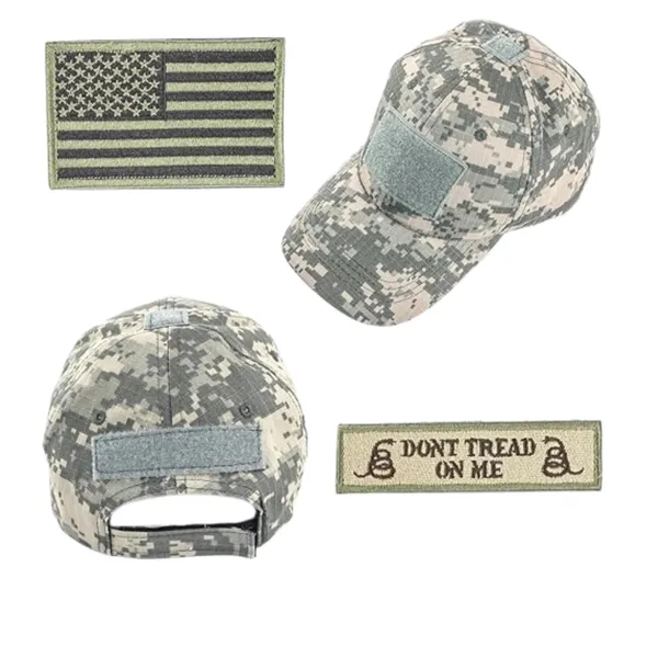 Green_Marine_Print_Cotton_Tactical_Cap_For_Adults