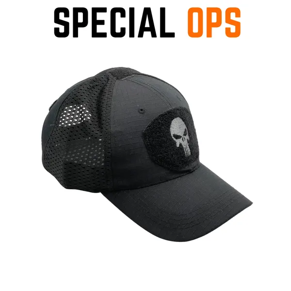 Black_Cotton_Tactical_Recon_Cap_For_Adults