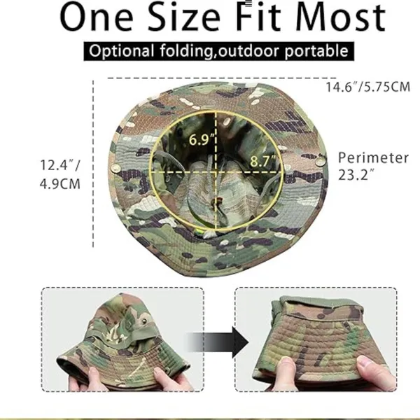 Green_Multicam_Cotton_Tactical_Boonie_Hat_For_Adults