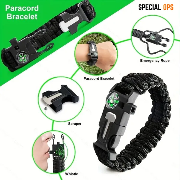 Black_Nylon_550_Paracord_Bracelet_For_Adults
