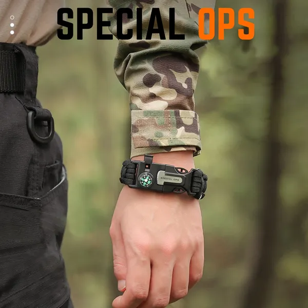Black_Nylon_550_Paracord_Bracelet_For_Adults