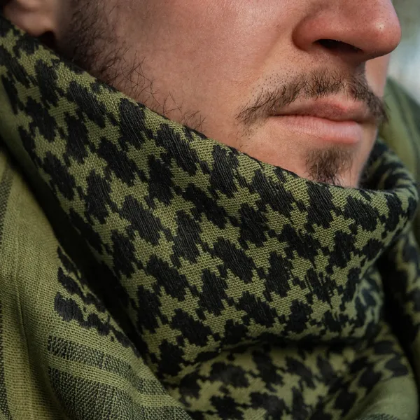 Green_Cotton_Tactical_Shemagh_Scarf_For_Adults