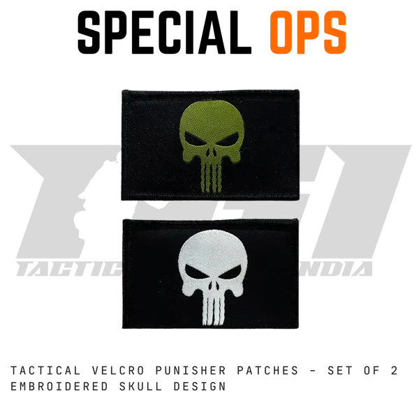 Black_Embroidered_Skull_Velcro_Tactical_Patch_Set_2_For_Adults