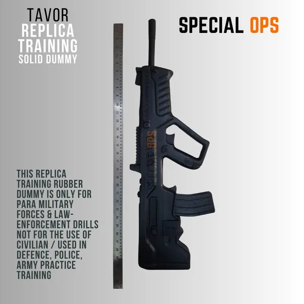 Black_Rubber_Training_Dummy_Tavor_Model_For_Adults
