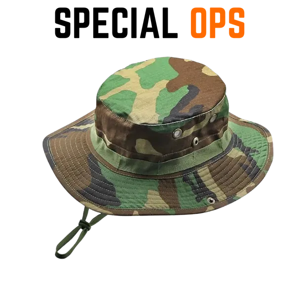 Green_Woodland_Camo_Cotton_Tactical_Boonie_Hat_For_Adults