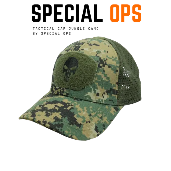 Green_Black_Cotton_Cobra_Print_Tactical_Recon_Cap_For_Adults