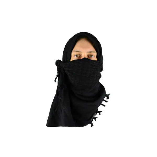 Black_Cotton_Army_Shemagh_Scarf_For_Adults