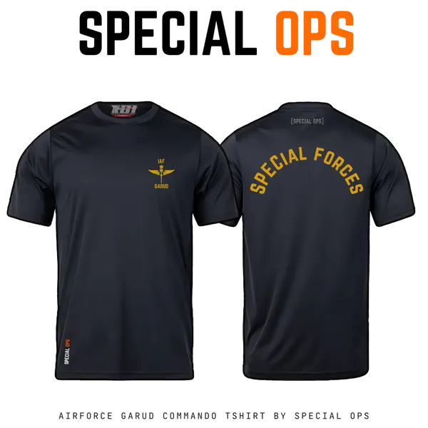 Black_Polyester_Dry_Fit_Garud_Commando_Tshirt_For_Adults