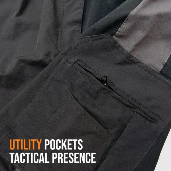 Black_Polyester_Dry_Fit_Zip_Off_Convertible_Pants_For_Adults