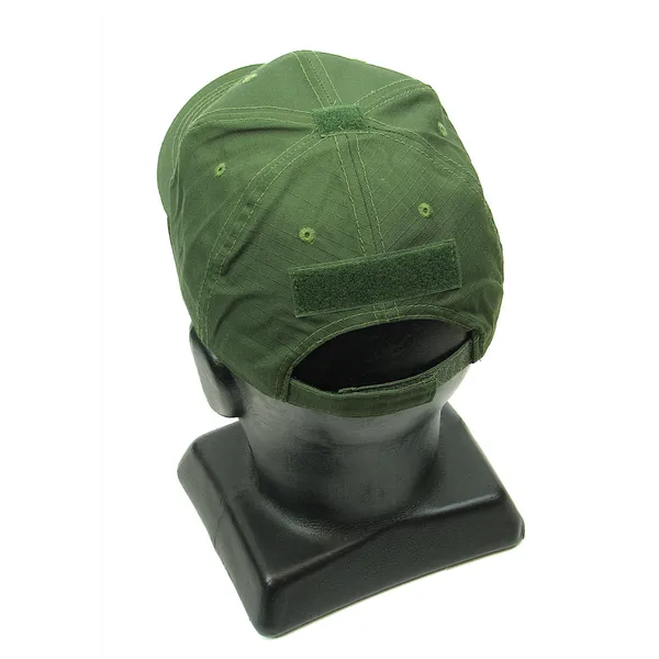 Green_Olive_Cotton_Tactical_Cap_For_Adults