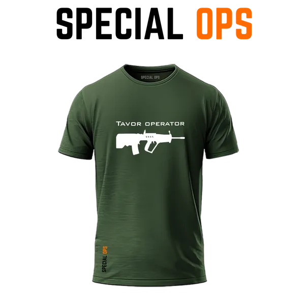 Olive_Green_Cotton_Tavor_Operator_Tshirt_For_Adults