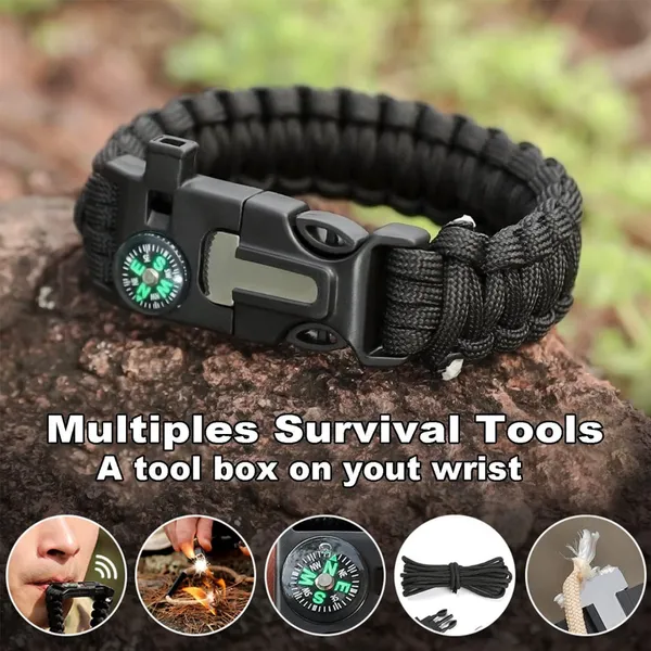 Green_Olive_Nylon_550_Paracord_Bracelet_For_Adults