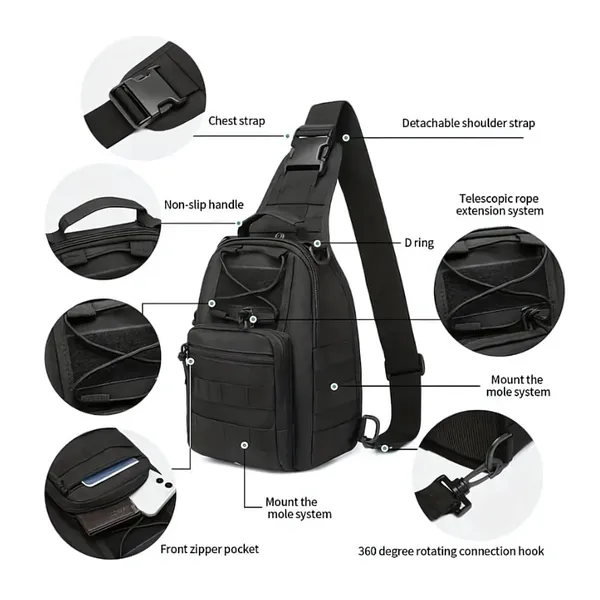 Black_500_D_Nylon_Edc_Marksman_Tactical_Sling_Bag_For_Adults