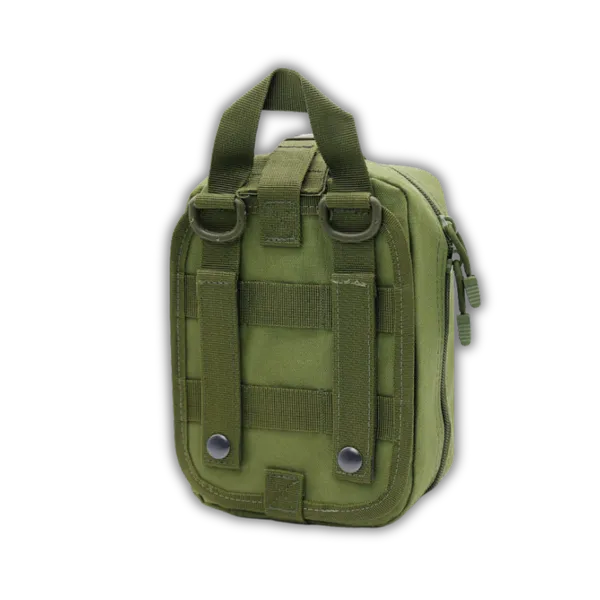 Green_Olive_Nylon_Tactical_Medical_First_Aid_Pouch_For_Adults
