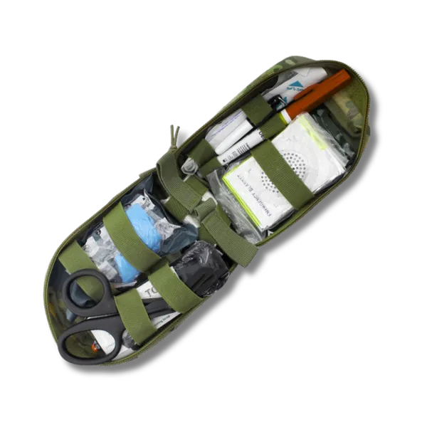 Green_Olive_Nylon_Tactical_Medical_First_Aid_Pouch_For_Adults