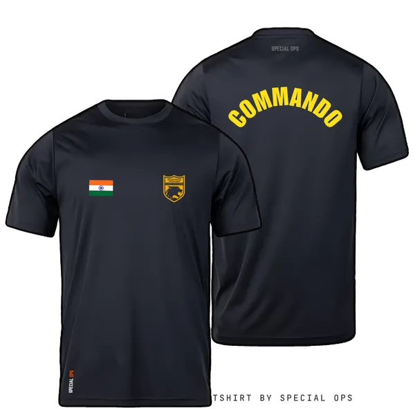 Black_Cotton_Assam_Police_Commando_Tshirt_For_Adults