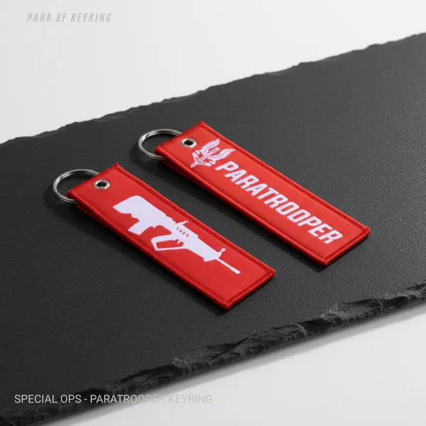 Red_Woven_Indian_Army_Paratrooper_Keyring_For_Adults