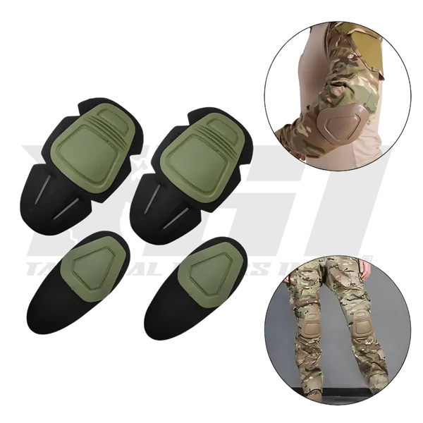 Black_Military_Grade_Combat_Knee_Elbow_Pads_Set_For_Adults