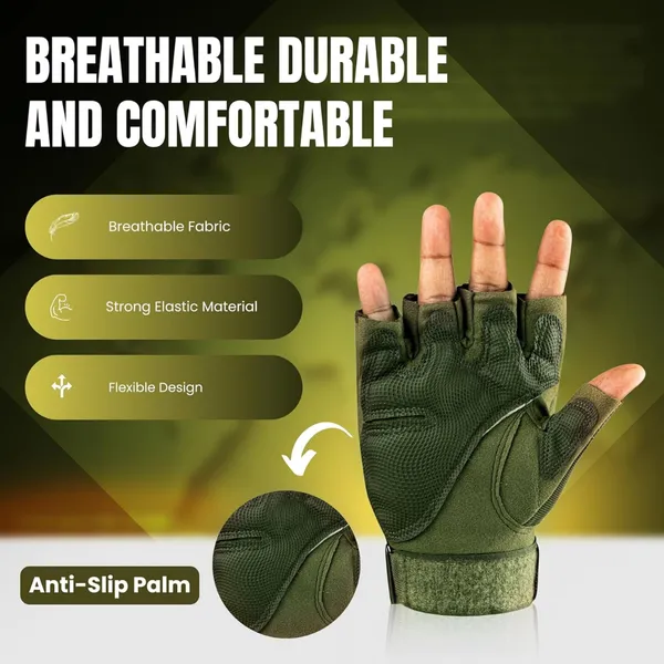 Green_Hard_Knuckle_Half_Finger_Tactical_Gloves_For_Adults