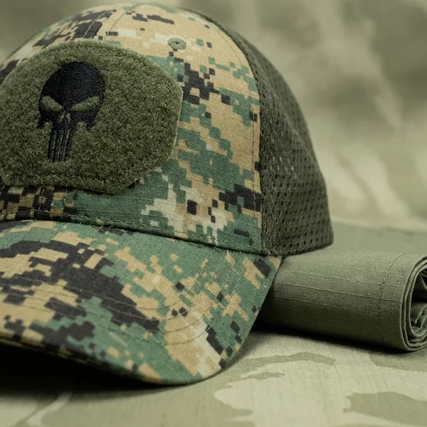 Green_Black_Cotton_Cobra_Print_Tactical_Recon_Cap_For_Adults